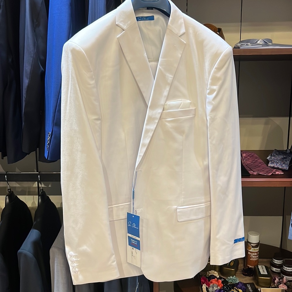 Sean Alexander White 2-piece Slim Fit Suit